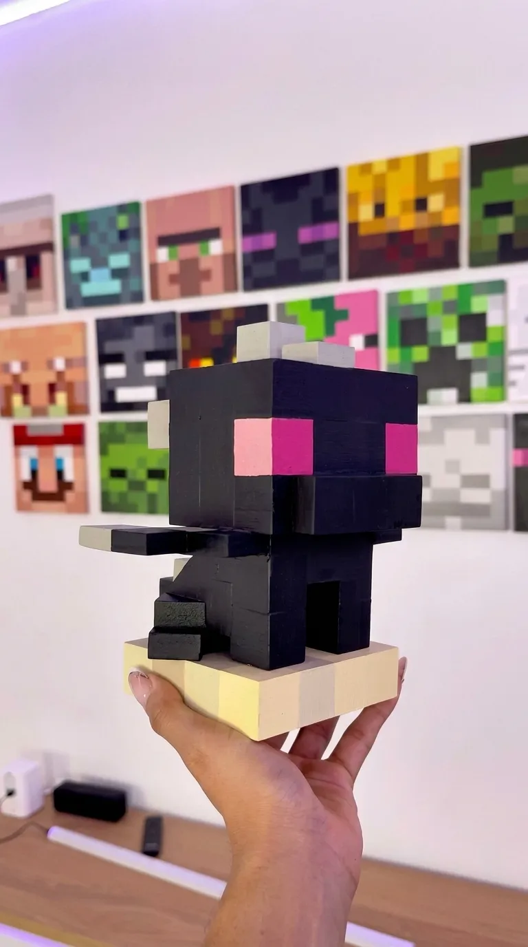 Papercraft montado por cliente Mundo Colagem 6