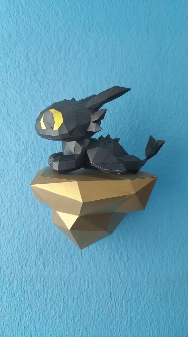 Papercraft montado por cliente Mundo Colagem 8